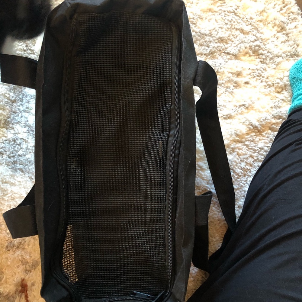 Soft Pet Side Carrier in Mesh Black - Picture 3 of 5